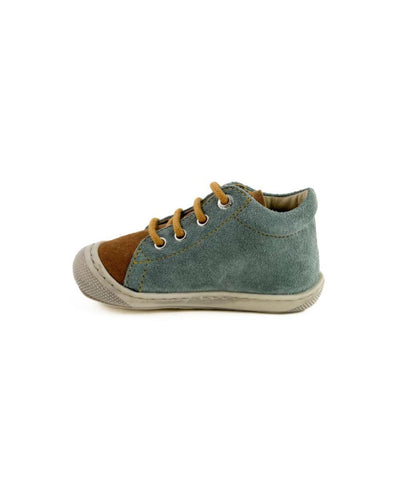 Naturino Mini Cocoon Suede Sole Bone Sage-Brown-Zucca