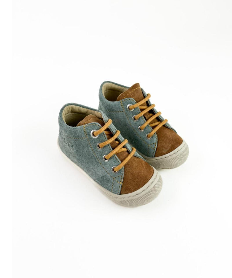 Naturino Mini Cocoon Suede Sole Bone Sage-Brown-Zucca