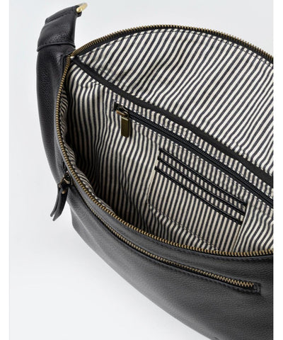 O My Bag Drew Maxi Black Soft Grain Leather