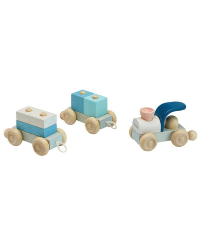 Plantoys Stacking Train Trio