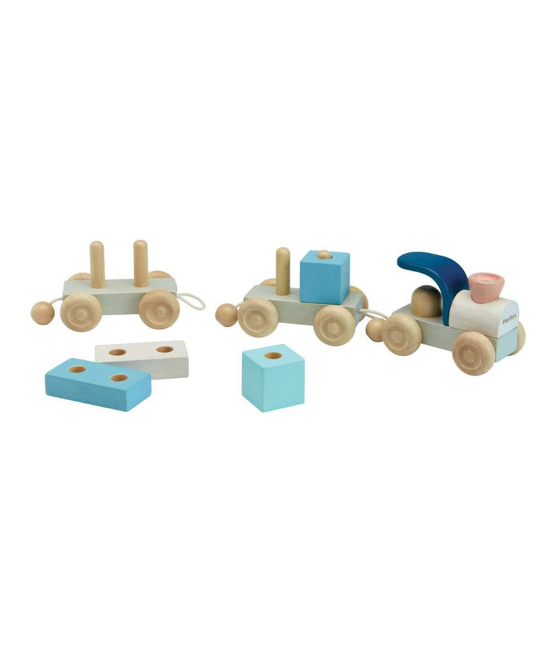 Plantoys Stacking Train Trio