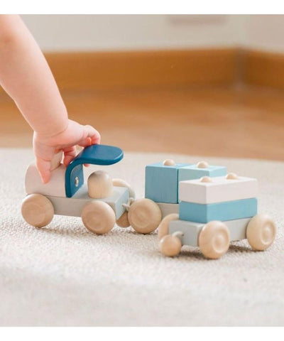 Plantoys Stacking Train Trio