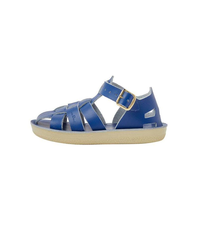 Salt-Water Sandals Kids Shark Cobalt