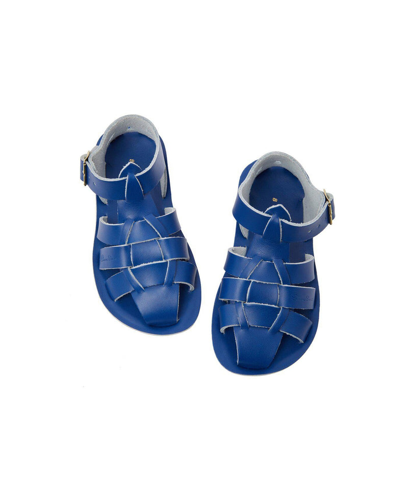 Salt-Water Sandals Kids Shark Cobalt