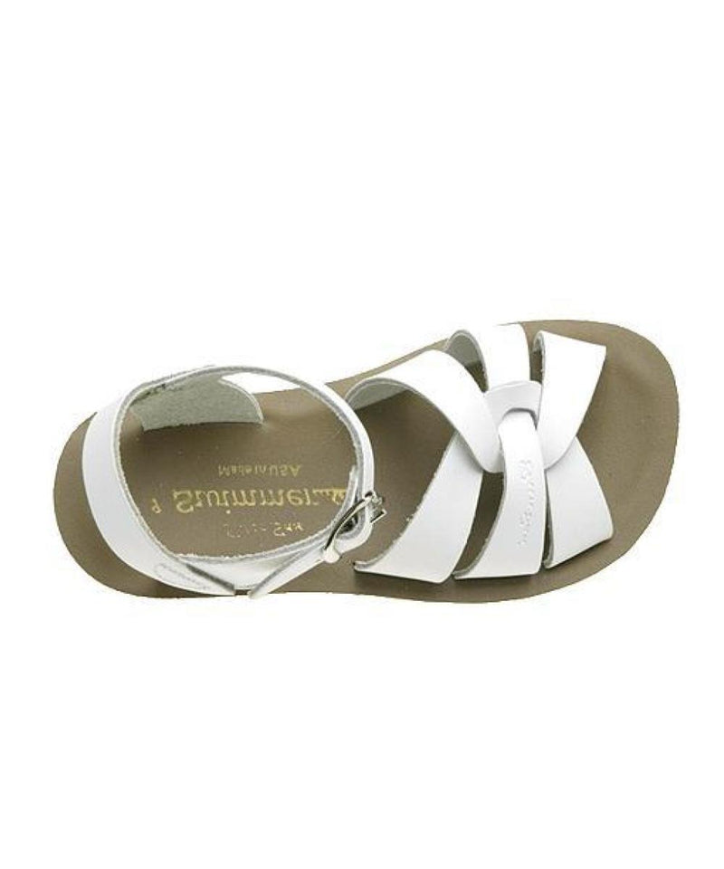 Salt-Water Sandals Kids Swimmer White