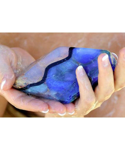 Soap Rocks Blue Agathe