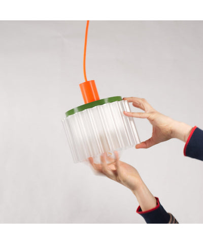 Studio Warren & Laetitia Lampe Gigi 2 Orange Cable