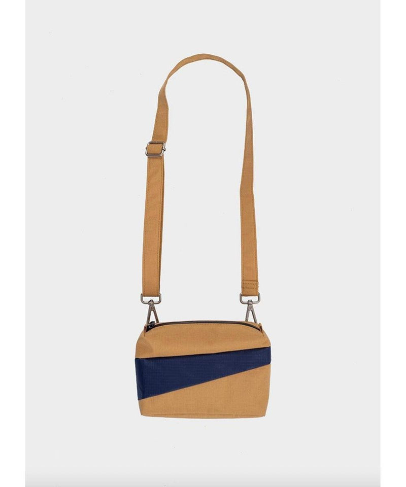 Susan Bijl The New Bum Bag Camel & Navy Small