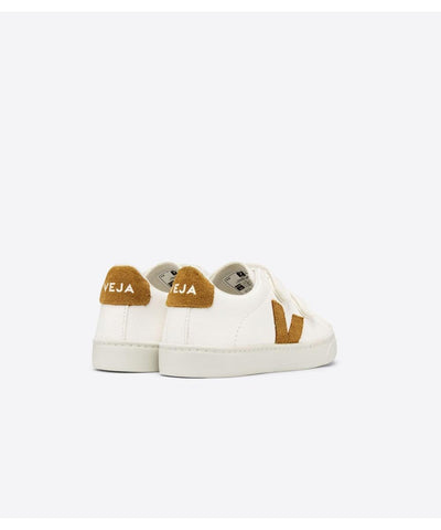 Veja V-10 Velcro Esplar Chromefree Leather White Camel